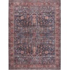 image:imageNourison Home Brilliance Machine Washable Traditional Vintage NavyBrick 2 x 6 Area Rug Easy Cleaning Non Shedding Bed Room Living Room Dining Room Kitchen 2x6NavyBrick