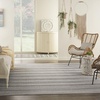 image:imageNourison Home Calobra Light Grey 710 x 910 Area Rug  Easy Clean Non Shedding Bed Room Living Room Dining Room Kitchen 8 x 10Dark Grey