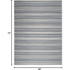 image:imageNourison Home Calobra Light Grey 710 x 910 Area Rug  Easy Clean Non Shedding Bed Room Living Room Dining Room Kitchen 8 x 10Dark Grey