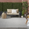 image:imageNourison Home Calobra Light Grey 710 x 910 Area Rug  Easy Clean Non Shedding Bed Room Living Room Dining Room Kitchen 8 x 10Dark Grey
