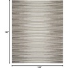 image:imageNourison Home Calobra Light Grey 710 x 910 Area Rug  Easy Clean Non Shedding Bed Room Living Room Dining Room Kitchen 8 x 10Light Grey