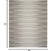 image:imageNourison Home Calobra Light Grey 710 x 910 Area Rug  Easy Clean Non Shedding Bed Room Living Room Dining Room Kitchen 8 x 10Light Grey