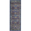 image:imageNourison Home Cambria Traditional Blue 2 x 511 AreaRug Easy Clean Non Shedding Bed Room Living Room Dining Room Kitchen 2x6Blue