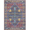 image:imageNourison Home Cambria Traditional NavyRed 2 x 511 Area Rug Easy Clean Non Shedding Bed Room Living Room Dining Room Kitchen 2x6NavyRed