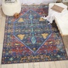 image:imageNourison Home Cambria Traditional NavyRed 2 x 511 Area Rug Easy Clean Non Shedding Bed Room Living Room Dining Room Kitchen 2x6NavyRed