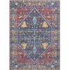 image:imageNourison Home Cambria Traditional NavyRed 2 x 511 Area Rug Easy Clean Non Shedding Bed Room Living Room Dining Room Kitchen 2x6NavyRed