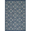 image:imageNourison Home Caribbean Navy 4 x Round Area Rug Geometric Floral Bed Room Living Room Dining Room Kitchen Easy Cleaning Non Shedding 4 RoundNavy