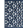 image:imageNourison Home Caribbean Navy 4 x Round Area Rug Geometric Floral Bed Room Living Room Dining Room Kitchen Easy Cleaning Non Shedding 4 RoundNavy
