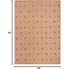 image:imageNourison Home Casual Copper 53 x 7 Area Rug  Easy Clean Non Shedding Bed Room Living Room Dining Room Kitchen 5 x 7Copper