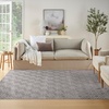image:imageNourison Home Casual Copper 53 x 7 Area Rug  Easy Clean Non Shedding Bed Room Living Room Dining Room Kitchen 5 x 7Light Grey