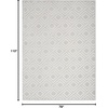 image:imageNourison Home Casual Copper 53 x 7 Area Rug  Easy Clean Non Shedding Bed Room Living Room Dining Room Kitchen 5 x 7Light Grey