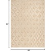 image:imageNourison Home Casual Copper 53 x 7 Area Rug  Easy Clean Non Shedding Bed Room Living Room Dining Room Kitchen 5 x 7Taupe