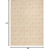 image:imageNourison Home Casual Copper 53 x 7 Area Rug  Easy Clean Non Shedding Bed Room Living Room Dining Room Kitchen 5 x 7Taupe