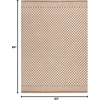 image:imageNourison Home Casual Copper 710 x 910 Area Rug  Easy Clean Non Shedding Bed Room Living Room Dining Room Kitchen 8 x 10Brown