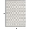 image:imageNourison Home Casual Copper 710 x 910 Area Rug  Easy Clean Non Shedding Bed Room Living Room Dining Room Kitchen 8 x 10Light Grey