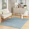 image:imageNourison Home Casual Light Grey 67 x 92 Area Rug  Easy Clean Non Shedding Bed Room Living Room Dining Room Kitchen 7 x 9Blue