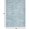 image:imageNourison Home Casual Light Grey 67 x 92 Area Rug  Easy Clean Non Shedding Bed Room Living Room Dining Room Kitchen 7 x 9Blue