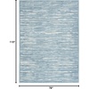 image:imageNourison Home Casual Light Grey 67 x 92 Area Rug  Easy Clean Non Shedding Bed Room Living Room Dining Room Kitchen 7 x 9Blue