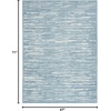 image:imageNourison Home Casual Light Grey 67 x 92 Area Rug  Easy Clean Non Shedding Bed Room Living Room Dining Room Kitchen 7 x 9Blue