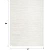 image:imageNourison Home Casual Light Grey 67 x 92 Area Rug  Easy Clean Non Shedding Bed Room Living Room Dining Room Kitchen 7 x 9Ivory