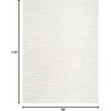 image:imageNourison Home Casual Light Grey 67 x 92 Area Rug  Easy Clean Non Shedding Bed Room Living Room Dining Room Kitchen 7 x 9Ivory