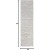 image:imageNourison Home Casual Light Grey 67 x 92 Area Rug  Easy Clean Non Shedding Bed Room Living Room Dining Room Kitchen 7 x 9Light Grey