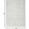image:imageNourison Home Casual Light Grey 67 x 92 Area Rug  Easy Clean Non Shedding Bed Room Living Room Dining Room Kitchen 7 x 9Light Grey