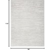 image:imageNourison Home Casual Light Grey 67 x 92 Area Rug  Easy Clean Non Shedding Bed Room Living Room Dining Room Kitchen 7 x 9Light Grey