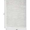 image:imageNourison Home Casual Light Grey 67 x 92 Area Rug  Easy Clean Non Shedding Bed Room Living Room Dining Room Kitchen 7 x 9Light Grey