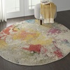 image:imageNourison Home Celestial Ivory Multicolor 3 x 5 Area Rug  Easy Clean Non Shedding Bed Room Living Room Dining Room Kitchen 3 x 5IvoryMulti