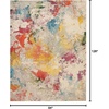 image:imageNourison Home Celestial Ivory Multicolor 3 x 5 Area Rug  Easy Clean Non Shedding Bed Room Living Room Dining Room Kitchen 3 x 5IvoryMulti