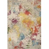 image:imageNourison Home Celestial Ivory Multicolor 3 x 5 Area Rug  Easy Clean Non Shedding Bed Room Living Room Dining Room Kitchen 3 x 5IvoryMulti