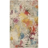 image:imageNourison Home Celestial Ivory Multicolor 3 x 5 Area Rug  Easy Clean Non Shedding Bed Room Living Room Dining Room Kitchen 3 x 5IvoryMulti