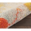 image:imageNourison Home Celestial Ivory Multicolor 3 x 5 Area Rug  Easy Clean Non Shedding Bed Room Living Room Dining Room Kitchen 3 x 5IvoryMulti