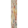 image:imageNourison Home Celestial Ivory Multicolor 3 x 5 Area Rug  Easy Clean Non Shedding Bed Room Living Room Dining Room Kitchen 3 x 5IvoryMulti