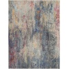 image:imageNourison Home Celestial Multicolor 3 x 5 Area Rug Abstract Easy Cleaning Non Shedding Bed Room Living Room Dining Room Kitchen 3x5Multi Color