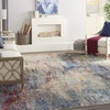 image:imageNourison Home Celestial Multicolor 3 x 5 Area Rug Abstract Easy Cleaning Non Shedding Bed Room Living Room Dining Room Kitchen 3x5Multi Color