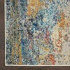 image:imageNourison Home Celestial Multicolor 3 x 5 Area Rug Abstract Easy Cleaning Non Shedding Bed Room Living Room Dining Room Kitchen 3x5Multi Color