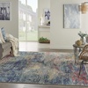 image:imageNourison Home Celestial Multicolor 3 x 5 Area Rug Abstract Easy Cleaning Non Shedding Bed Room Living Room Dining Room Kitchen 3x5Multi Color