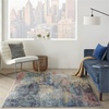 image:imageNourison Home Celestial Multicolor 3 x 5 Area Rug Abstract Easy Cleaning Non Shedding Bed Room Living Room Dining Room Kitchen 3x5Multi Color
