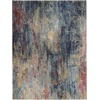 image:imageNourison Home Celestial Multicolor 3 x 5 Area Rug Abstract Easy Cleaning Non Shedding Bed Room Living Room Dining Room Kitchen 3x5Multi Color