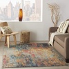image:imageNourison Home Celestial Multicolor 710 x Round Area Rug Abstract Non Shedding Easy Cleaning Bed Room Living Room Dining Room Kitchen 8 RoundMulti Color