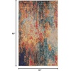 image:imageNourison Home Celestial Multicolor 710 x Round Area Rug Abstract Non Shedding Easy Cleaning Bed Room Living Room Dining Room Kitchen 8 RoundMulti Color
