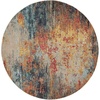 image:imageNourison Home Celestial Multicolor 710 x Round Area Rug Abstract Non Shedding Easy Cleaning Bed Room Living Room Dining Room Kitchen 8 RoundMulti Color