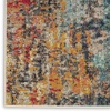 image:imageNourison Home Celestial Multicolor 710 x Round Area Rug Abstract Non Shedding Easy Cleaning Bed Room Living Room Dining Room Kitchen 8 RoundMulti Color