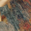 image:imageNourison Home Celestial Multicolor 710 x Round Area Rug Abstract Non Shedding Easy Cleaning Bed Room Living Room Dining Room Kitchen 8 RoundMulti Color