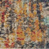 image:imageNourison Home Celestial Multicolor 710 x Round Area Rug Abstract Non Shedding Easy Cleaning Bed Room Living Room Dining Room Kitchen 8 RoundMulti Color