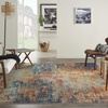 image:imageNourison Home Celestial Multicolor 710 x Round Area Rug Abstract Non Shedding Easy Cleaning Bed Room Living Room Dining Room Kitchen 8 RoundMulti Color