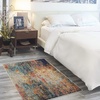 image:imageNourison Home Celestial Multicolor 710 x Round Area Rug Abstract Non Shedding Easy Cleaning Bed Room Living Room Dining Room Kitchen 8 RoundMulti Color