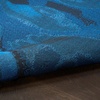 image:imageNourison Home Color Splash Blue Ivory 9 x 12 Area Rug  Easy Clean Non Shedding Bed Room Living Room Dining Room Kitchen 9 x 12Blue Ivory